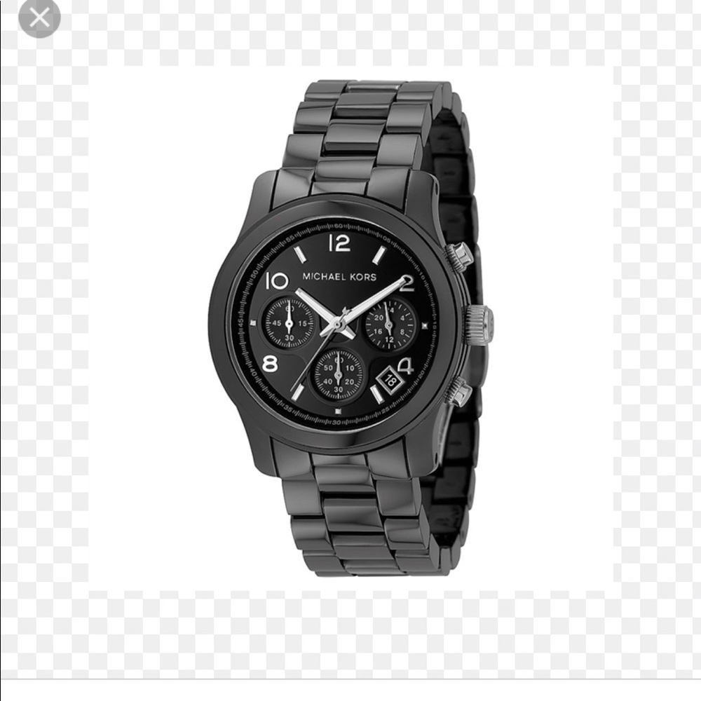 ⌚️Michael Kors Watch Black/silver ⌚️